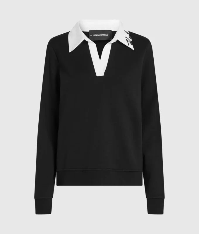 Sudadera con cuello exclusivo