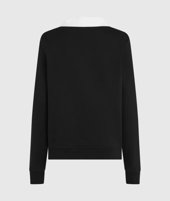 Sudadera con cuello exclusivo