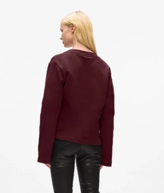 Sudadera con dobladillo característico