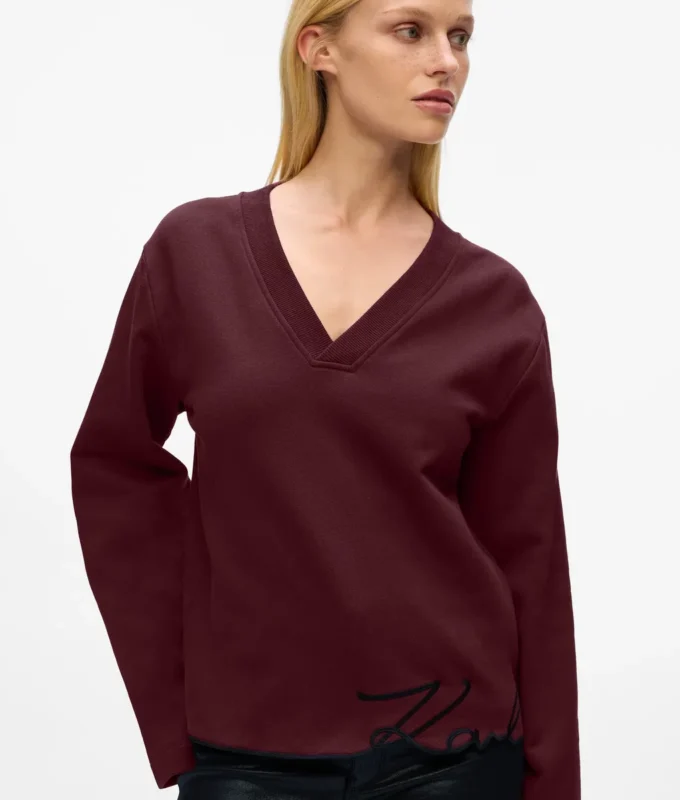 Sudadera con dobladillo característico Sudadera con dobladillo característico