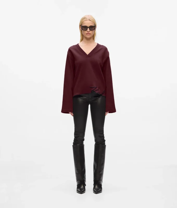 Sudadera con dobladillo característico Sudadera con dobladillo característico