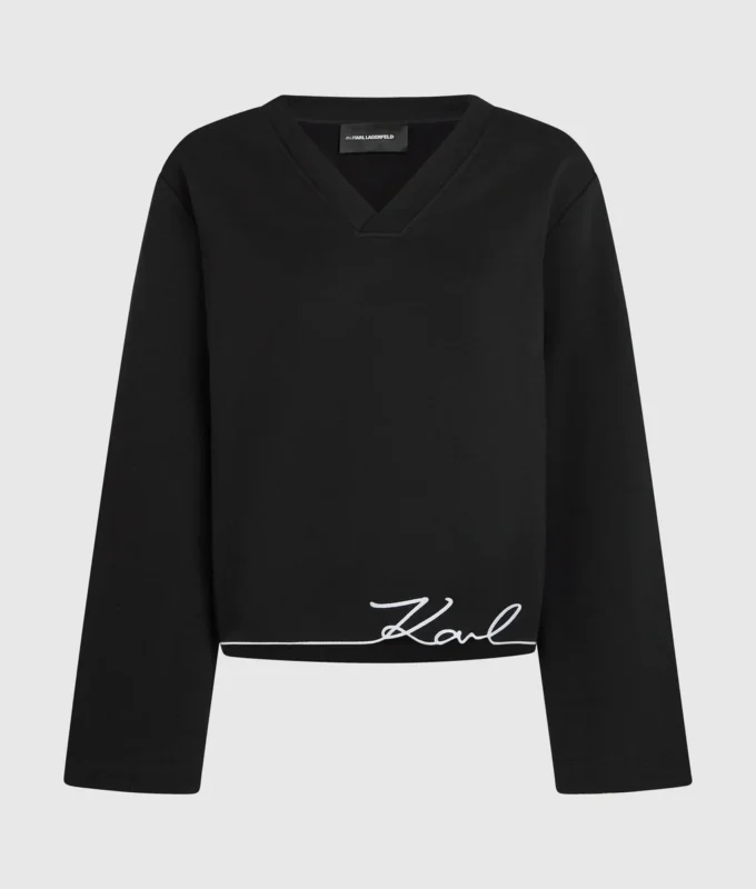 Sudadera con dobladillo característico
