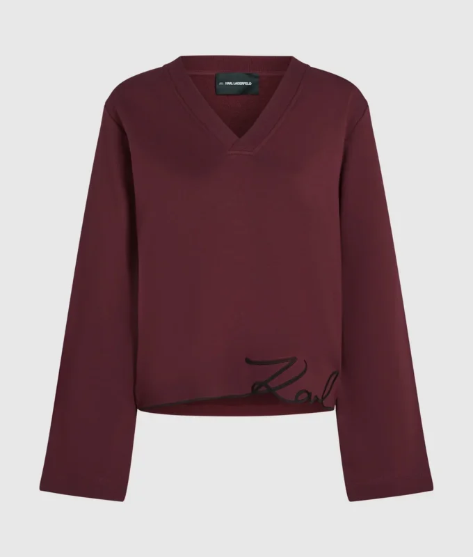 Sudadera con dobladillo característico Sudadera con dobladillo característico