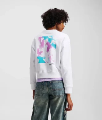 SUDADERA CON ESTAMPADO FLORAL