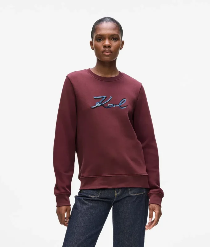 Sudadera con lentejuelas Signature Sudadera con lentejuelas Signature