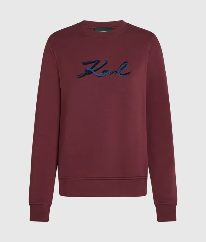 Sudadera con lentejuelas Signature Sudadera con lentejuelas Signature