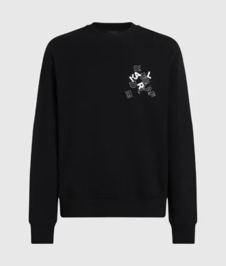 Sudadera con letras del logotipo
