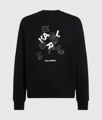 Sudadera con letras del logotipo