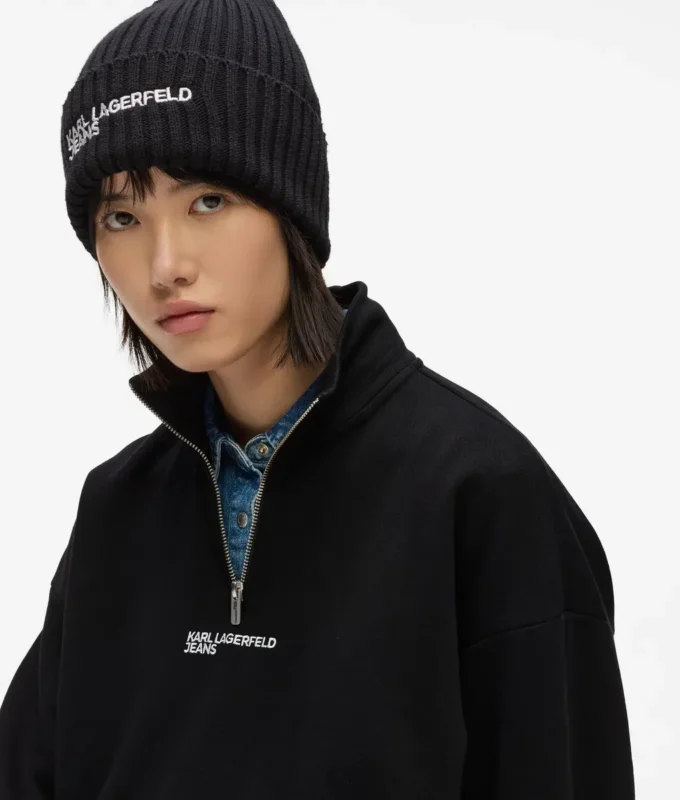 Sudadera con media cremallera Sudadera con media cremallera