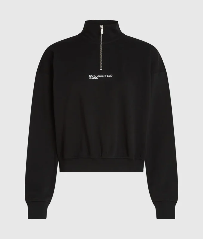 Sudadera con media cremallera Sudadera con media cremallera