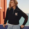 SUDADERA CON MEDIA CREMALLERA DISNEY X KL