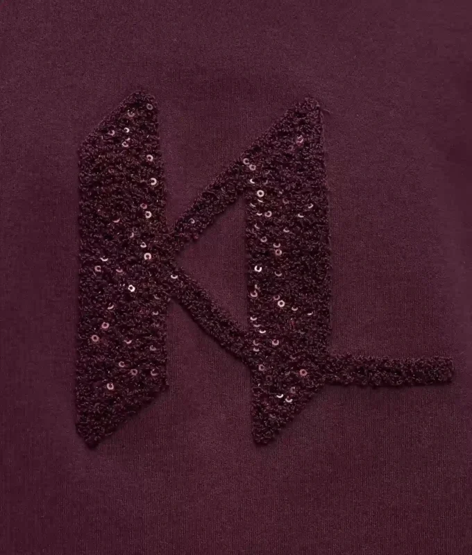 Sudadera con monograma de lentejuelas Sudadera con monograma de lentejuelas