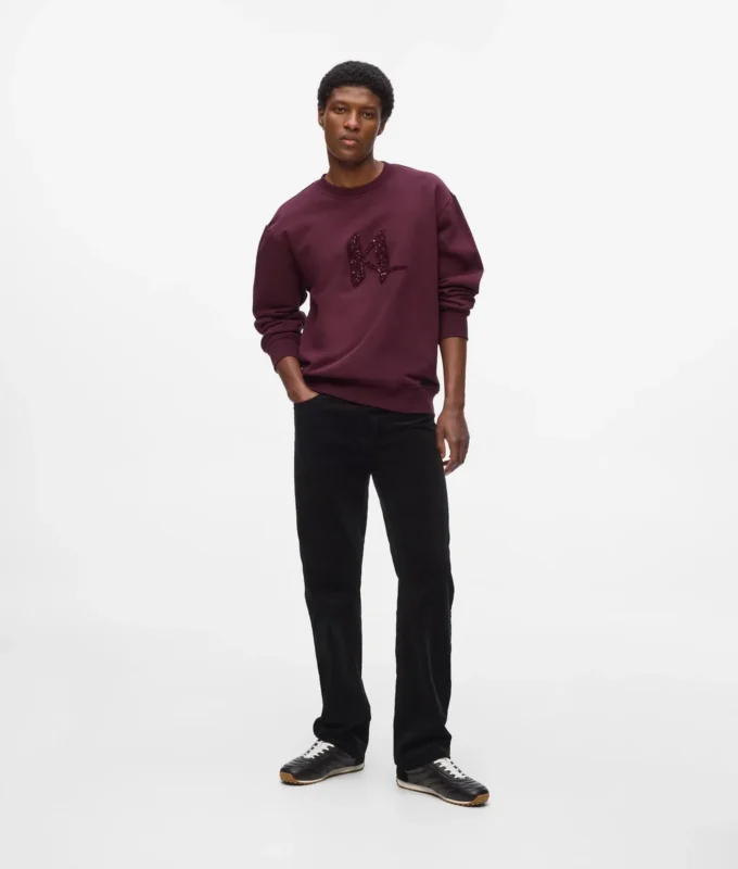 Sudadera con monograma de lentejuelas Sudadera con monograma de lentejuelas