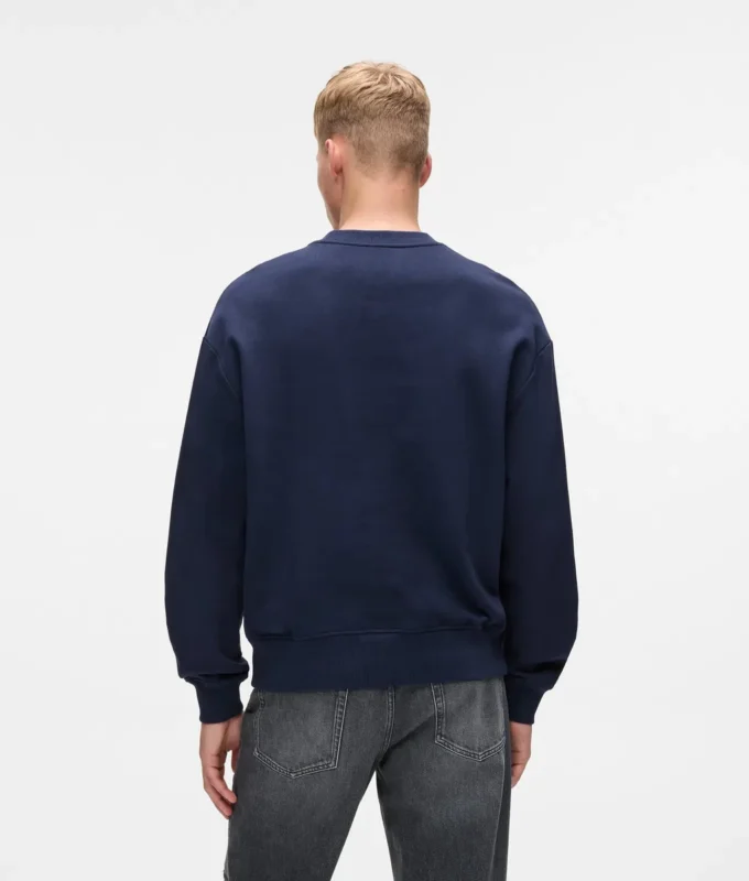 Sudadera con monograma en relieve Sudadera con monograma en relieve