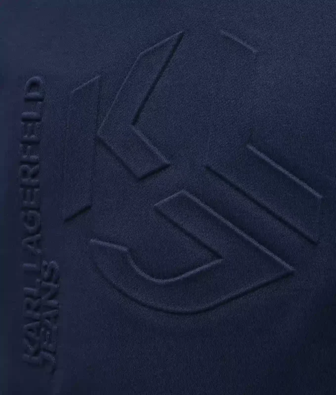 Sudadera con monograma en relieve Sudadera con monograma en relieve