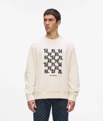 Sudadera con monograma gráfico