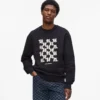 Sudadera con monograma gráfico Sudadera con monograma gráfico