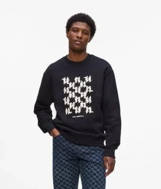 Sudadera con monograma gráfico