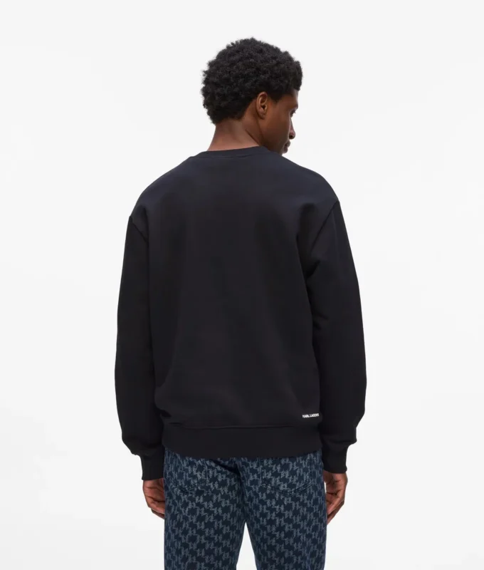 Sudadera con monograma gráfico Sudadera con monograma gráfico
