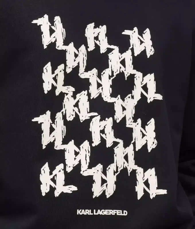 Sudadera con monograma gráfico Sudadera con monograma gráfico
