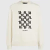 Sudadera con monograma gráfico Sudadera con monograma gráfico