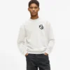 Sudadera con parche monograma Sudadera con parche monograma