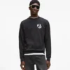Sudadera con parche monograma Sudadera con parche monograma