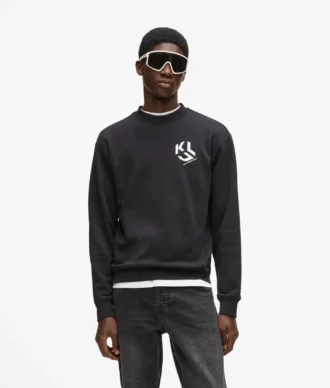 Sudadera con parche monograma