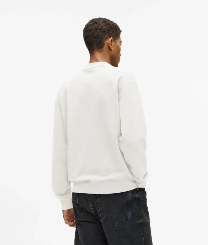 Sudadera con parche monograma Sudadera con parche monograma
