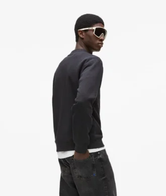Sudadera con parche monograma