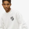 Sudadera con parche monograma Sudadera con parche monograma