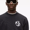 Sudadera con parche monograma Sudadera con parche monograma