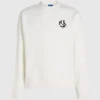 Sudadera con parche monograma Sudadera con parche monograma