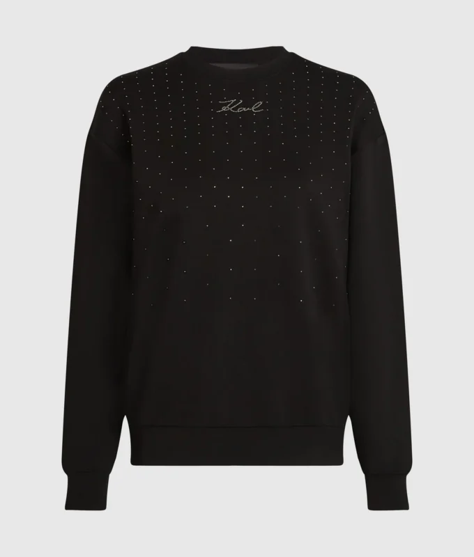 Sudadera con pedrería