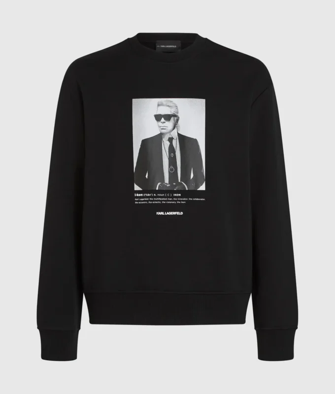 Sudadera con retrato de Karl Sudadera con retrato de Karl