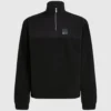 Sudadera de felpa con media cremallera Sudadera de felpa con media cremallera