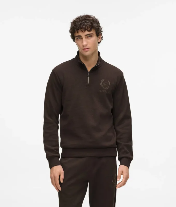 Sudadera de ropa de estar por casa con escudo