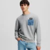 SUDADERA IKON DENIM POCKET SUDADERA IKON DENIM POCKET