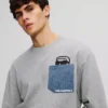 SUDADERA IKON DENIM POCKET SUDADERA IKON DENIM POCKET