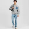 SUDADERA IKON DENIM POCKET SUDADERA IKON DENIM POCKET