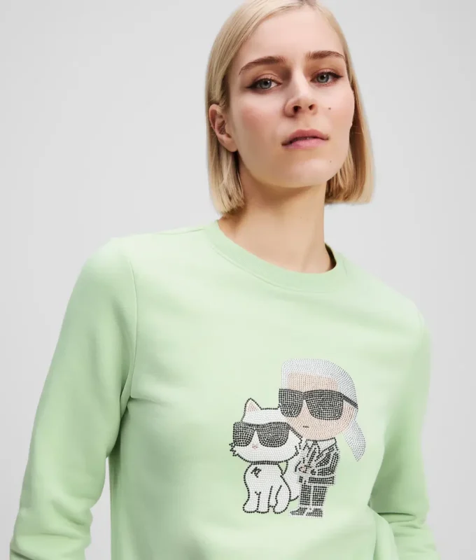 SUDADERA IKON KARL & CHOUPETTE CON PEDRAS SUDADERA IKON KARL & CHOUPETTE CON PEDRAS