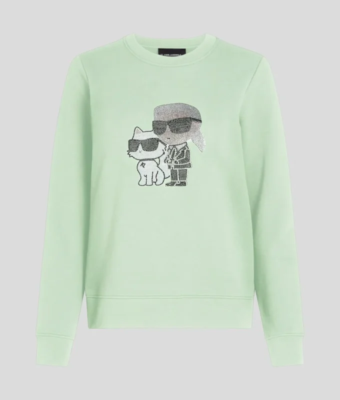 SUDADERA IKON KARL & CHOUPETTE CON PEDRAS SUDADERA IKON KARL & CHOUPETTE CON PEDRAS