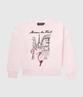 Sudadera Maison de Karl para niña