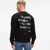 Sudadera relajada con cita de Karl Sudadera relajada con cita de Karl
