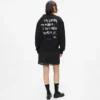 Sudadera relajada con cita de Karl Sudadera relajada con cita de Karl