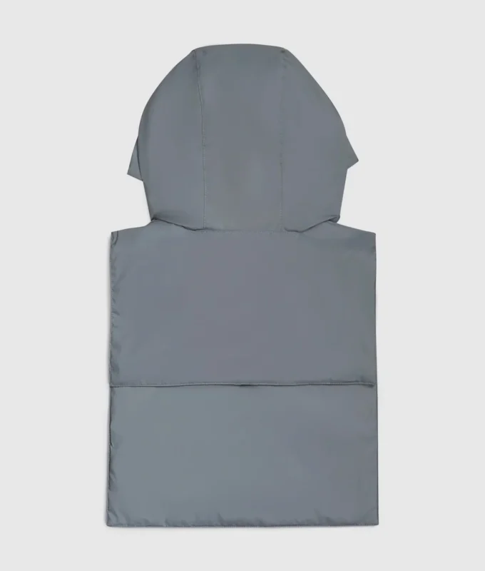 Sudadera sin mangas con capucha reflectante