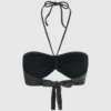 Top de bikini bandeau metalizado Top de bikini bandeau metalizado