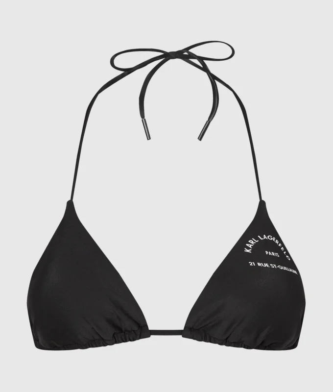 TOP DE BIKINI TRIANGULAR CON Lazos ENVOLVENTES DE RUE ST-GUILLAUME TOP DE BIKINI TRIANGULAR CON Lazos ENVOLVENTES DE RUE ST-GUILLAUME