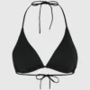 Top de bikini triangular festoneado Top de bikini triangular festoneado