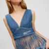 TOP DE DENIM CON FRANJAS TOP DE DENIM CON FRANJAS